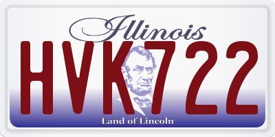 IL license plate HVK722