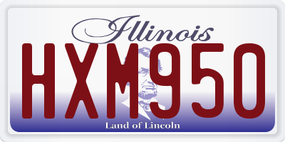 IL license plate HXM950