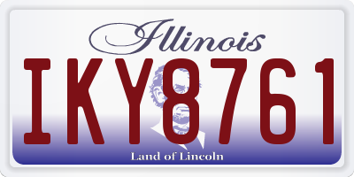 IL license plate IKY8761