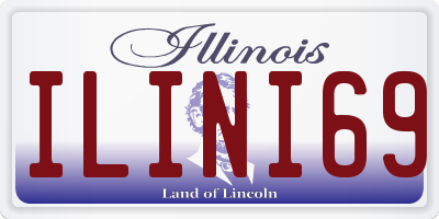 IL license plate ILINI69