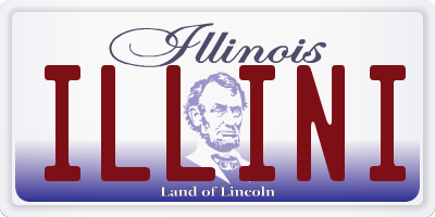 IL license plate ILLINI