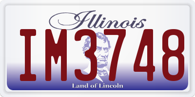 IL license plate IM3748