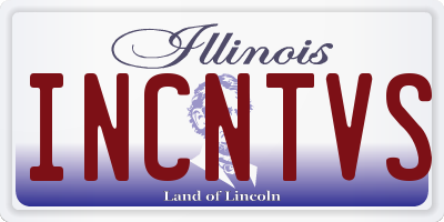 IL license plate INCNTVS