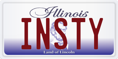 IL license plate INSTY