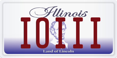 IL license plate IOIII