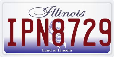 IL license plate IPN8729