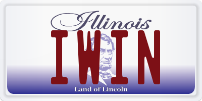 IL license plate IWIN