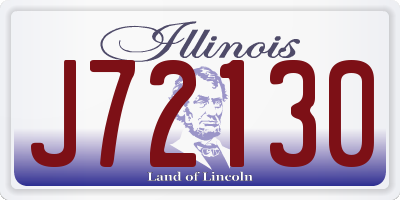 IL license plate J72130