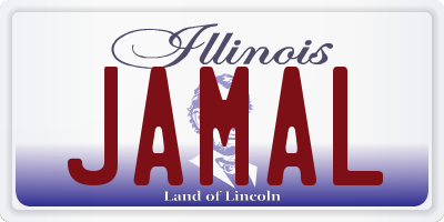 IL license plate JAMAL