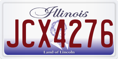 IL license plate JCX4276