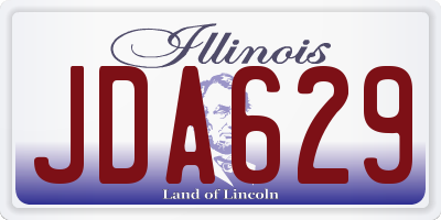 IL license plate JDA629