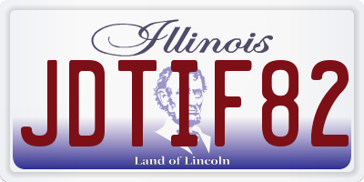 IL license plate JDTIF82