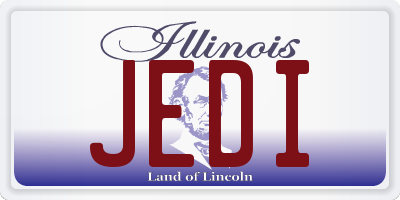 IL license plate JEDI