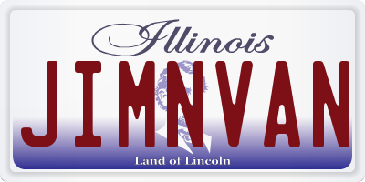 IL license plate JIMNVAN