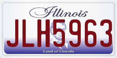 IL license plate JLH5963