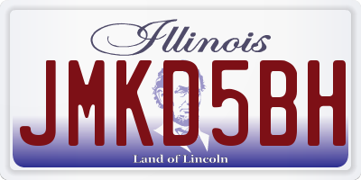 IL license plate JMKD5BH