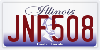 IL license plate JNF508