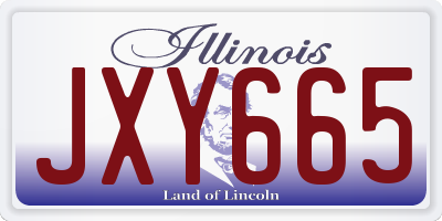 IL license plate JXY665