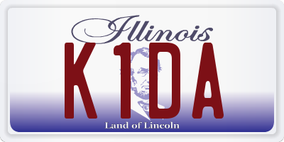 IL license plate K1DA