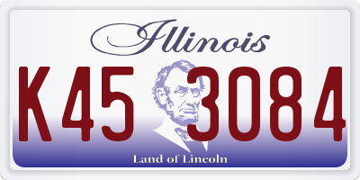 IL license plate K453084