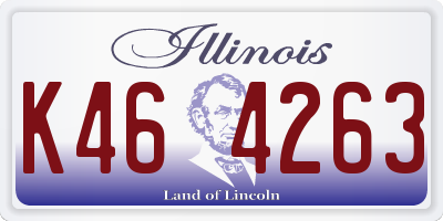 IL license plate K464263