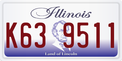 IL license plate K639511