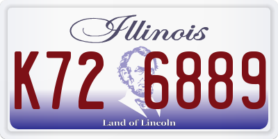 IL license plate K726889