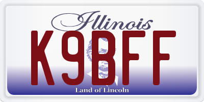 IL license plate K9BFF