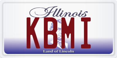 IL license plate KBMI