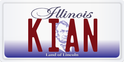 IL license plate KIAN