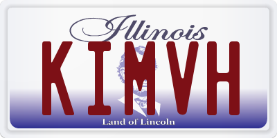 IL license plate KIMVH