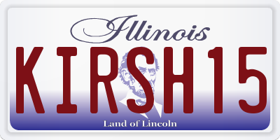 IL license plate KIRSH15