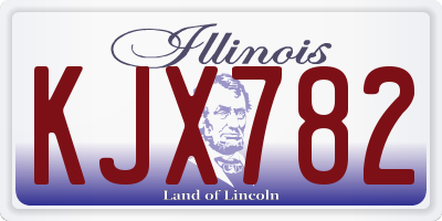 IL license plate KJX782