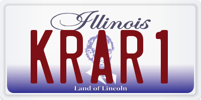 IL license plate KRAR1