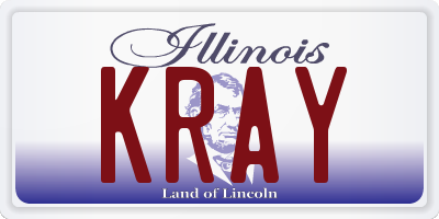 IL license plate KRAY