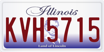 IL license plate KVH5715