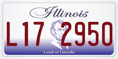 IL license plate L172950