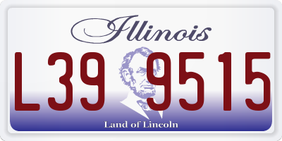 IL license plate L399515