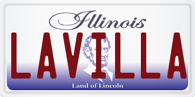 IL license plate LAVILLA