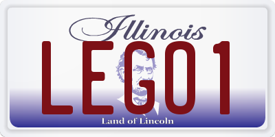 IL license plate LEGO1