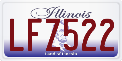 IL license plate LFZ522