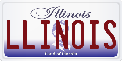 IL license plate LLINOIS