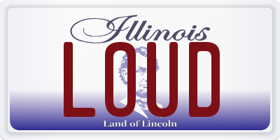 IL license plate LOUD