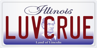 IL license plate LUVCRUE