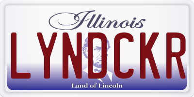 IL license plate LYNDCKR