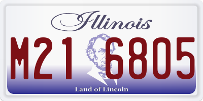 IL license plate M216805