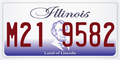 IL license plate M219582