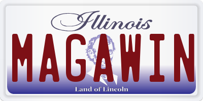 IL license plate MAGAWIN