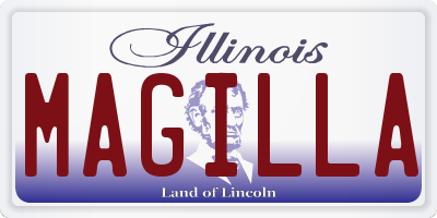 IL license plate MAGILLA