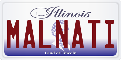 IL license plate MALNATI